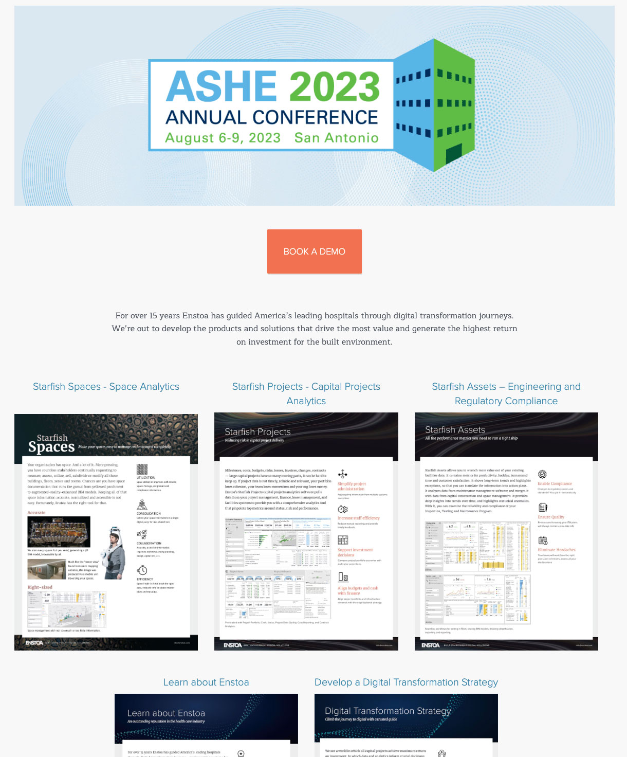ASHE 2023 live event page screenshot
